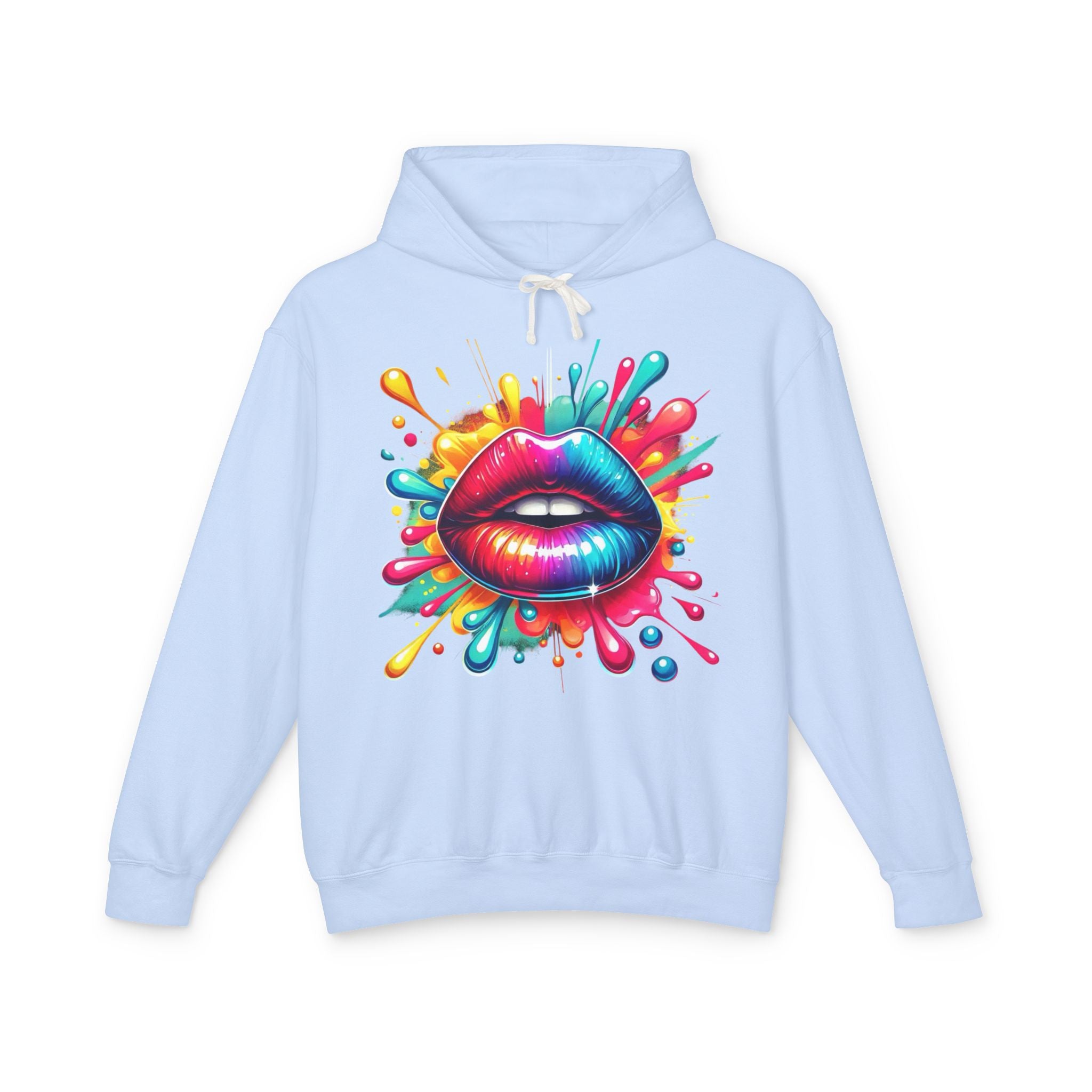 Rainbow Drip Lips Hoodie