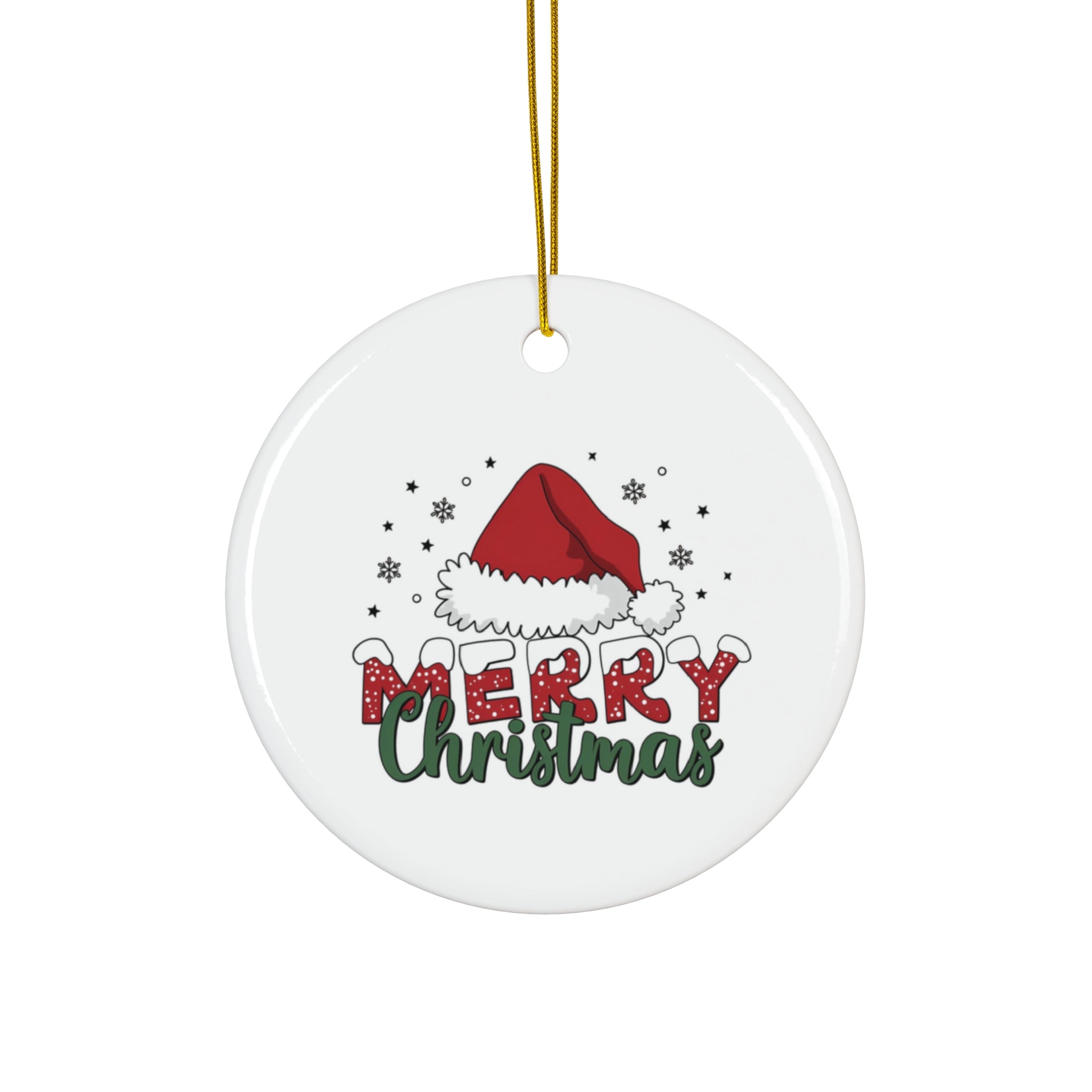 Ceramic Ornament, 4 Shapes