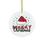 Ceramic Ornaments, 2-Side Print, (1pc, 3pcs, 5pcs, 10pcs)