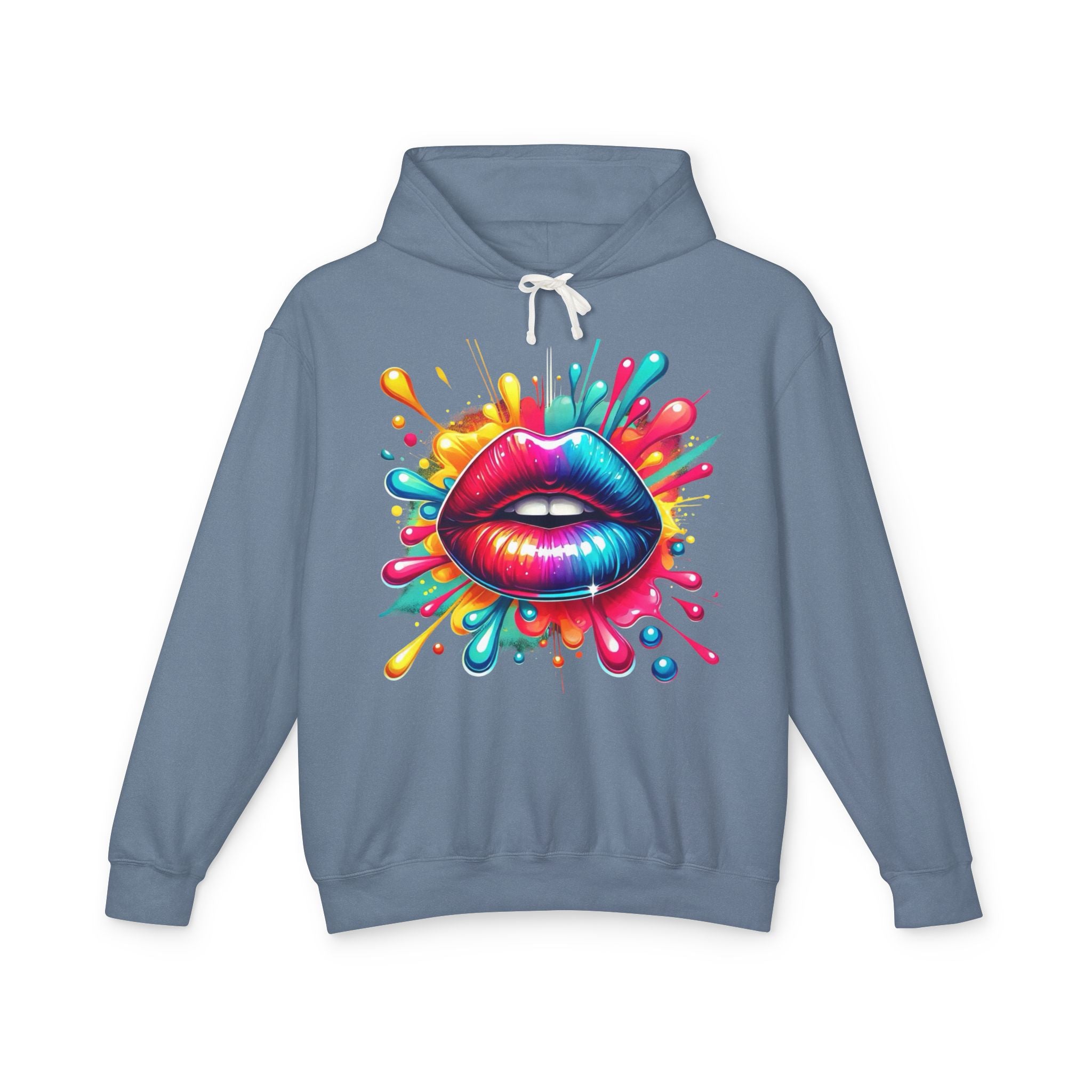 Rainbow Drip Lips Hoodie