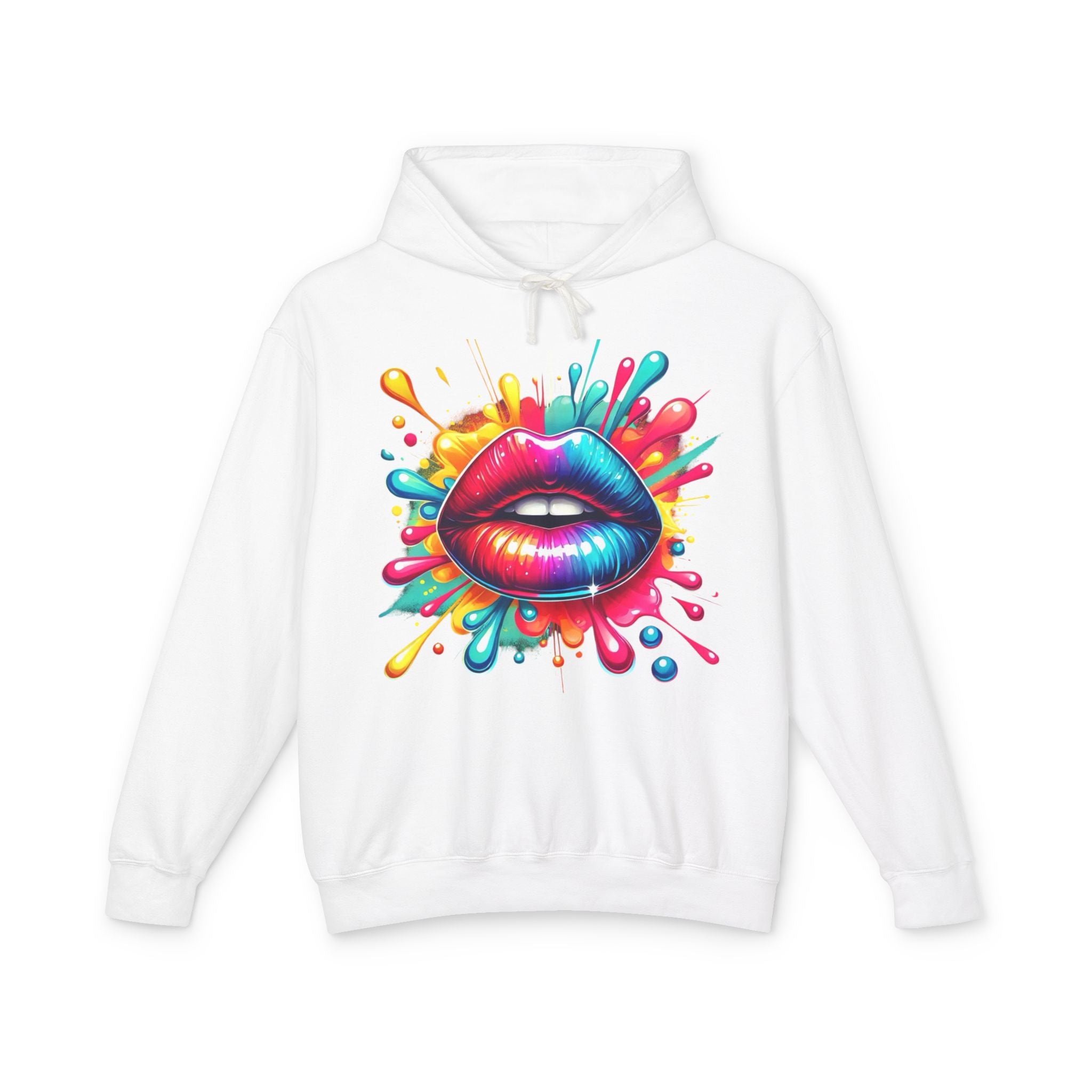 Rainbow Drip Lips Hoodie