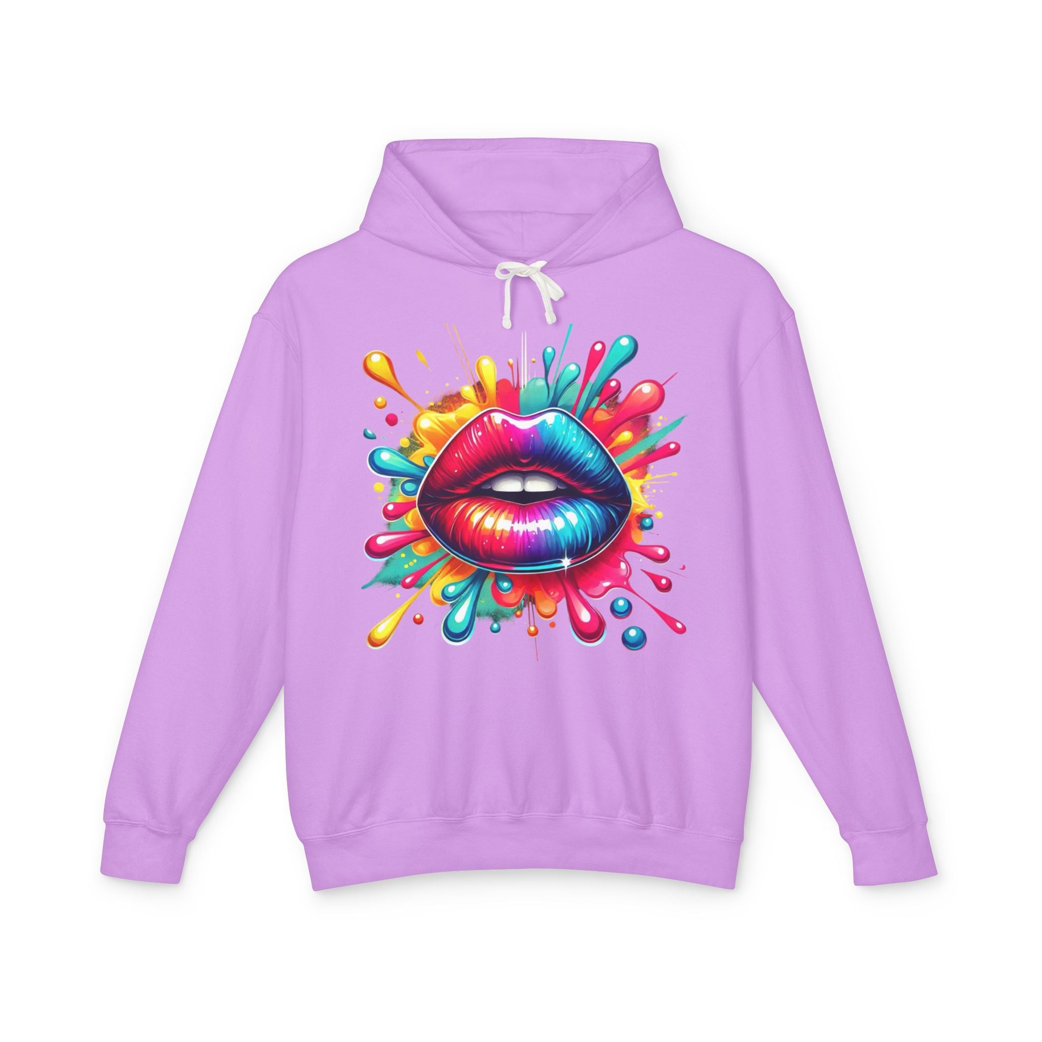 Rainbow Drip Lips Hoodie