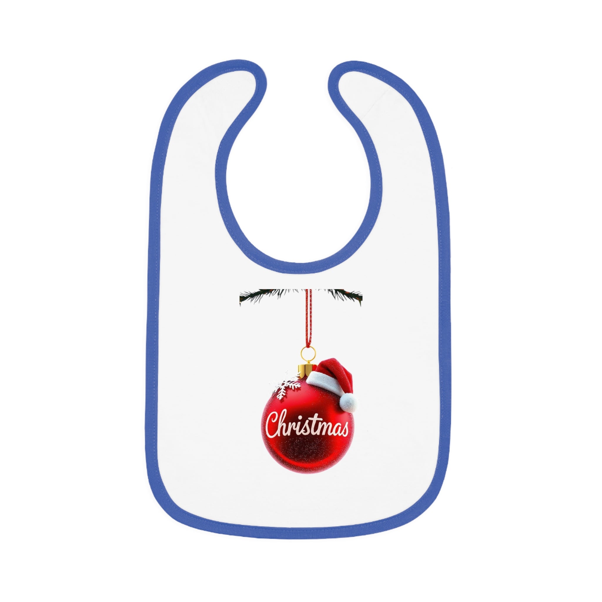 Baby Contrast Trim Jersey Bib