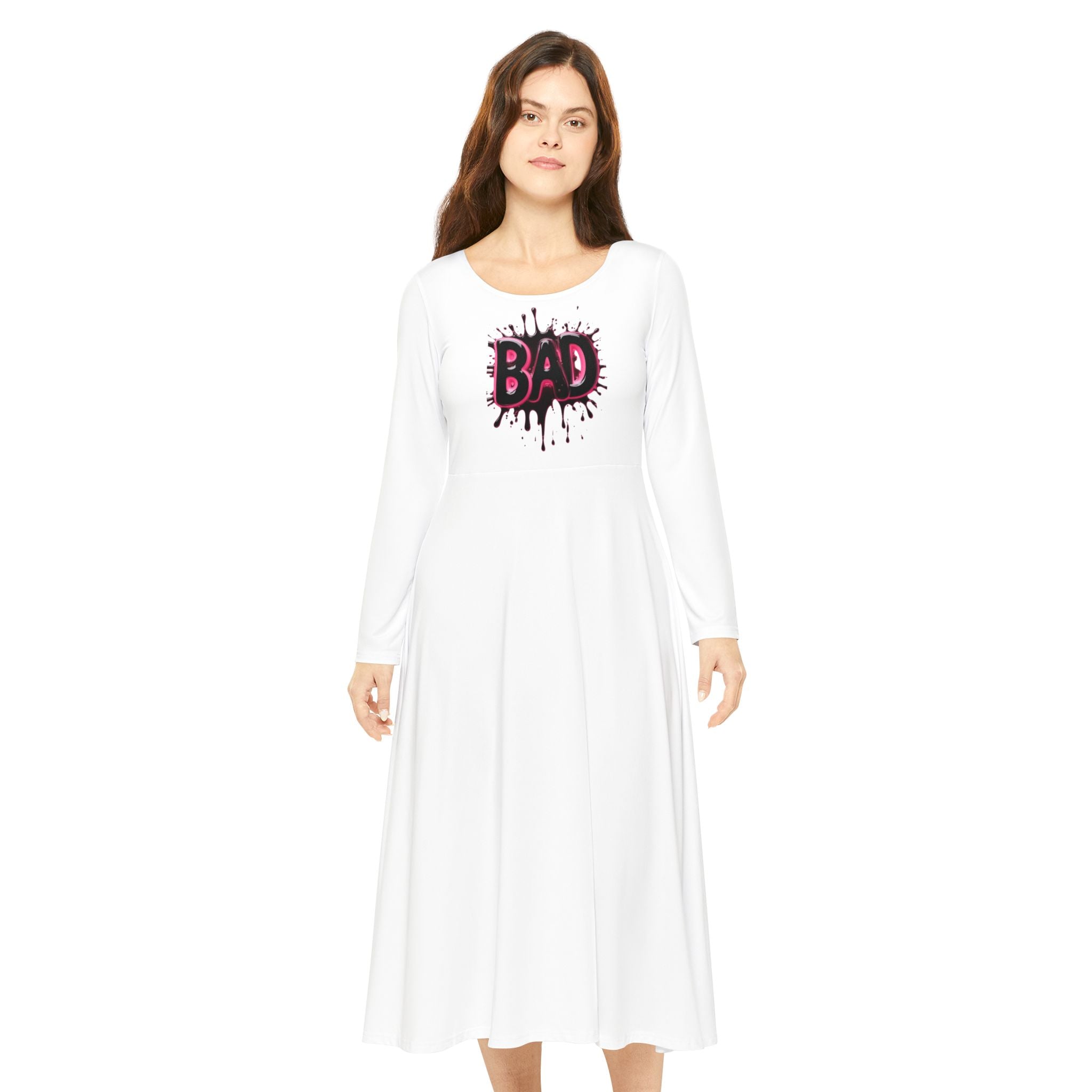 Women's Long Sleeve Dance Dress (AOP)