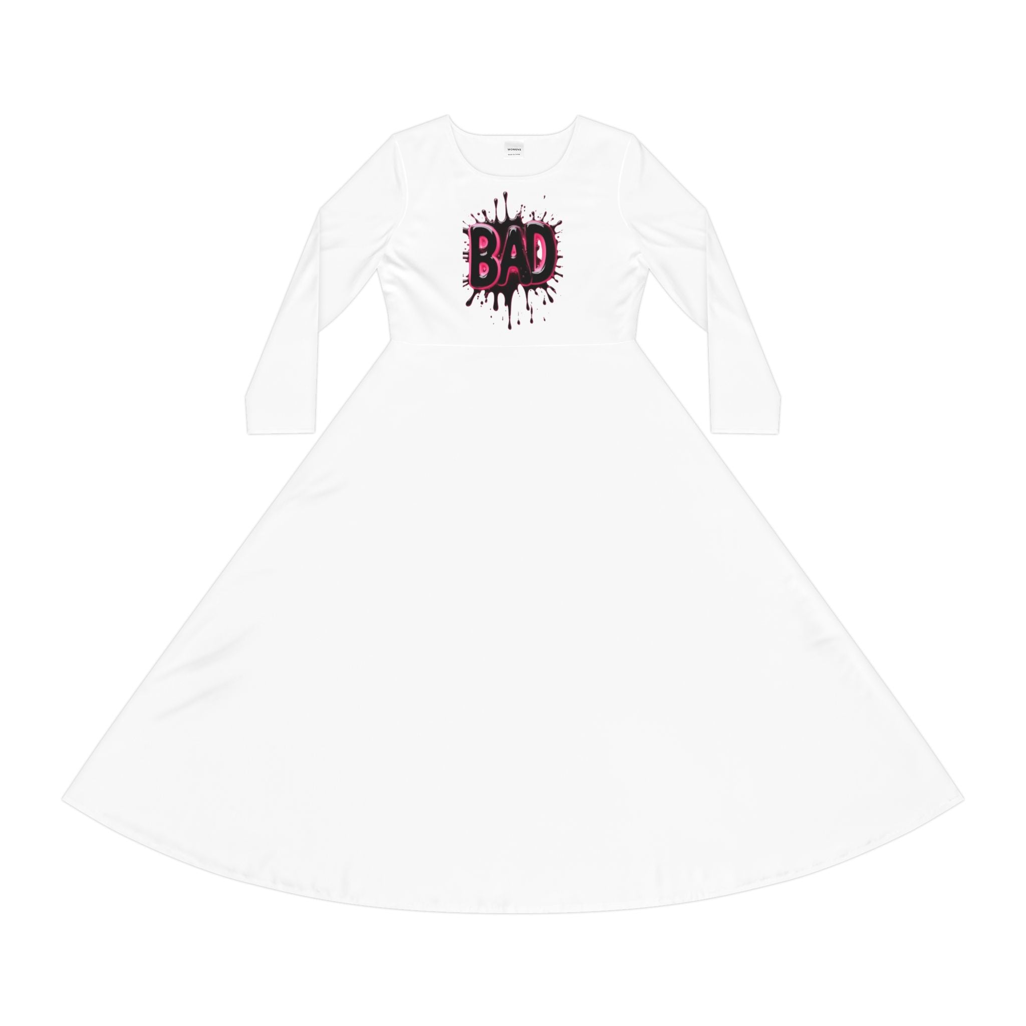 Women's Long Sleeve Dance Dress (AOP)