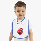 Baby Contrast Trim Jersey Bib