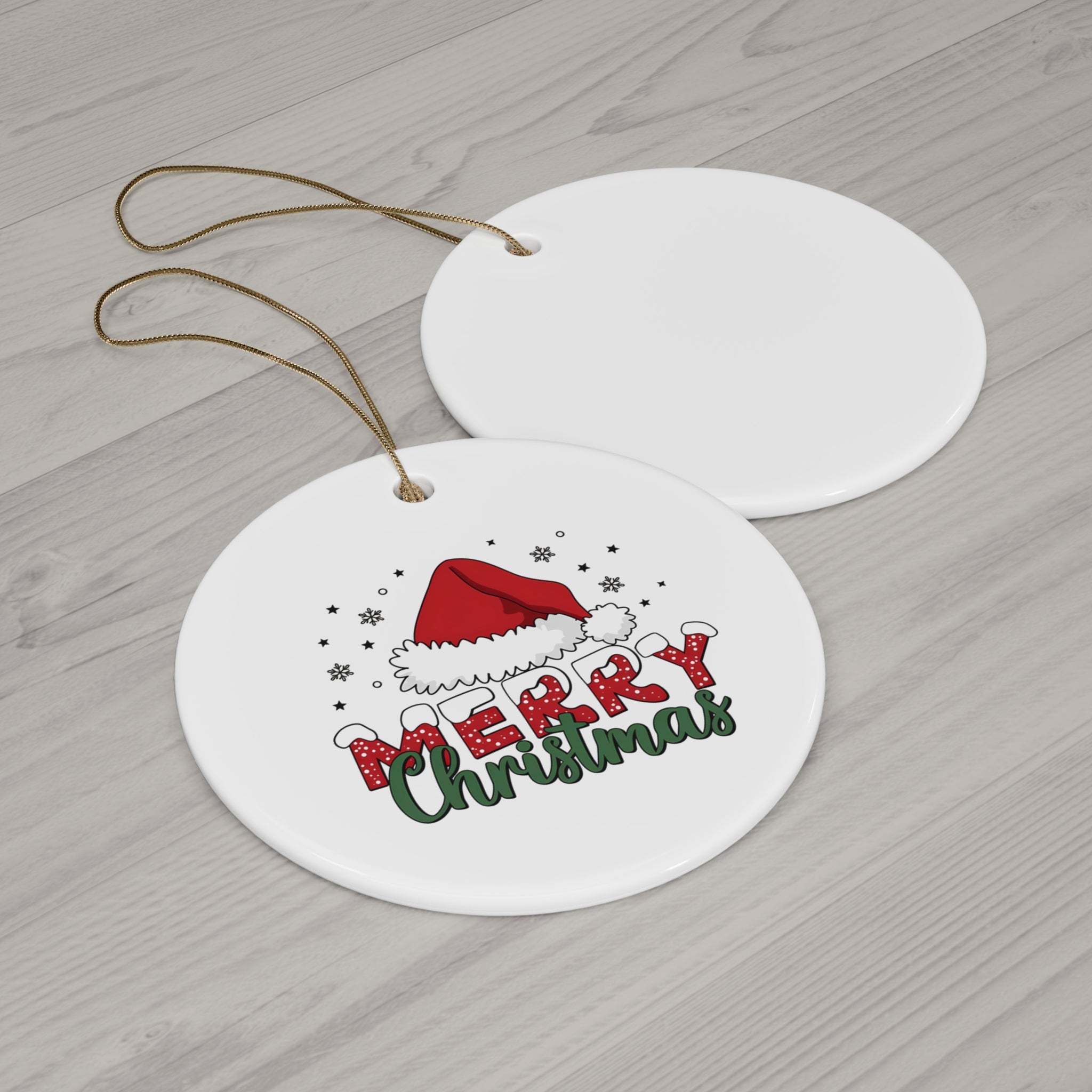 Ceramic Ornament, 4 Shapes