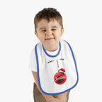 Baby Contrast Trim Jersey Bib